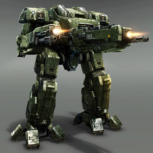 机甲战士卡通形象