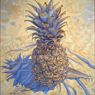 菠萝装饰画