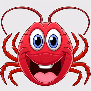 卡通螃蟹形象