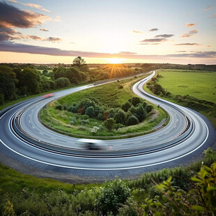 道路交通公路弯道