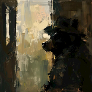 狗熊插画