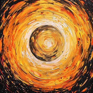 旋涡星空装饰画