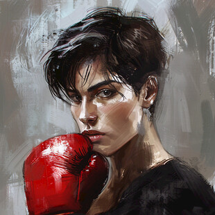 拳击运动插画