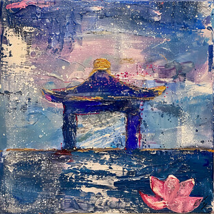 古亭水彩画