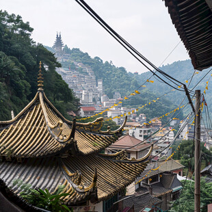 天后宫飞檐峭壁