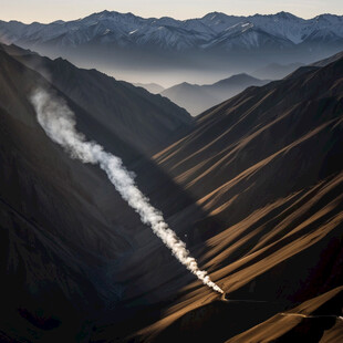 影片质感山脉图