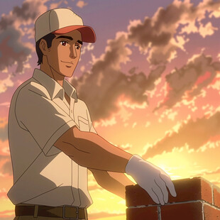 戴棒球帽的男孩头像