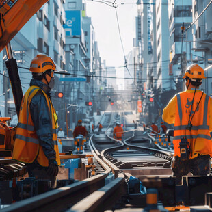 地铁修建工人