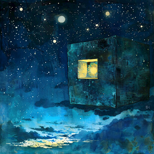 3d立体画星空窗口