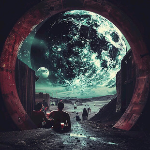 自拍科幻艺术照