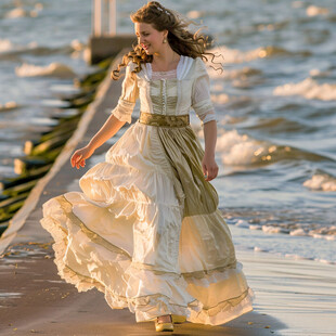 海滩连衣裙