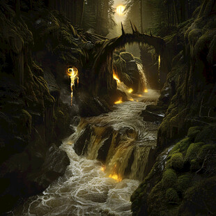 魔幻场景插画