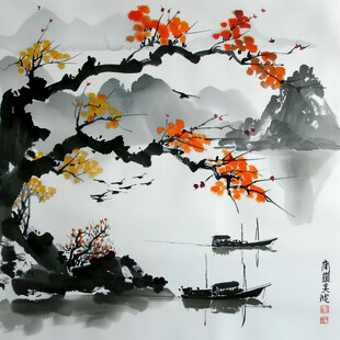 风景国画小品国画