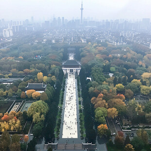 鸟瞰中轴线风光全景