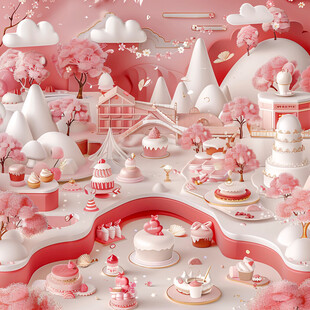 3d立体插画风格