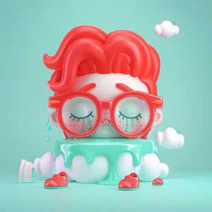 情绪拟人3d元素