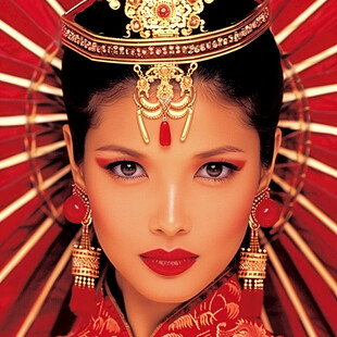 印度新娘妆容
