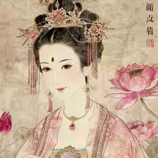 手绘大唐美女
