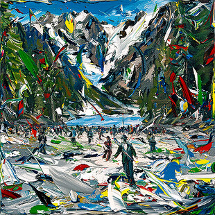 瑞士艺术写意装饰画