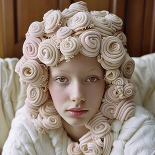 古罗马戴头饰女子