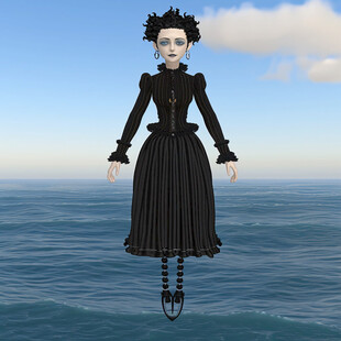 风流寡妇瓦伦西娜服装