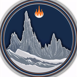 山峰雪山高山logo