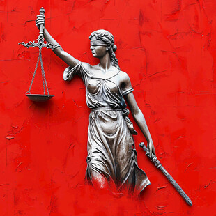 司法法律象征雕塑