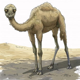 原创沙漠骆驼