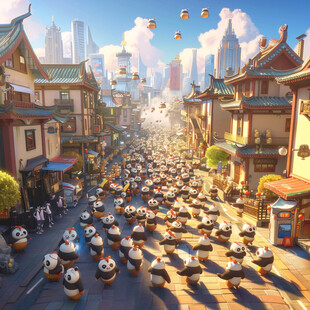 功夫熊猫场景
