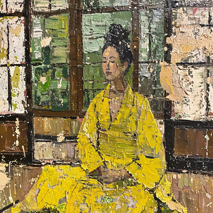 大宫女油画