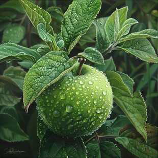 逼真的水果艺术