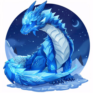 q版龙插画