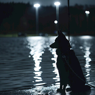 水中训犬