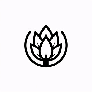 莲花香炉logo