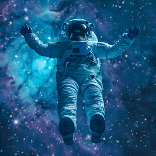 太空人背景图