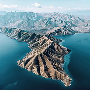 班公湖高原湖水