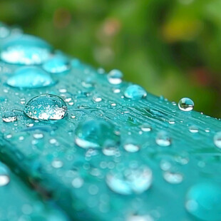 晶莹剔透雨珠露珠