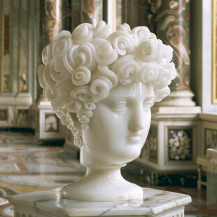 大理石凯撒头像