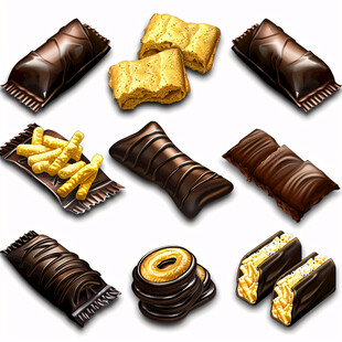 巧克力素材