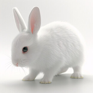 三维兔子模型