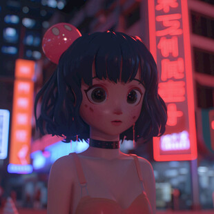 赛博朋克潮流人物