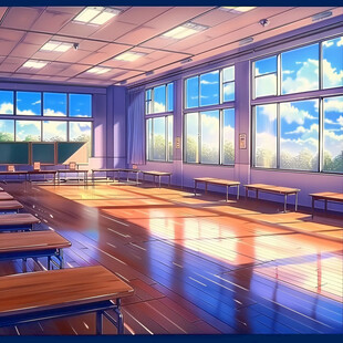 教室插画