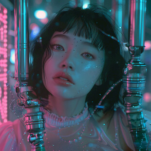 赛博朋克潮流人物