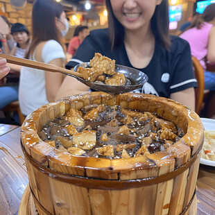 木桶豆腐豆牛