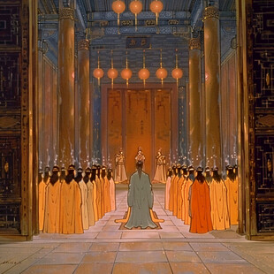 武则天上朝场景