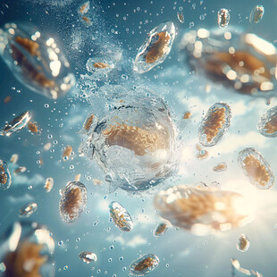 病毒微生物素材