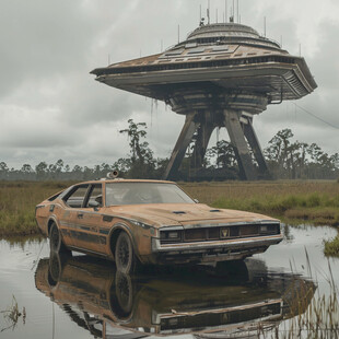 未来飞碟科幻造型