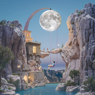 魅力挪威市悬浮岛设计