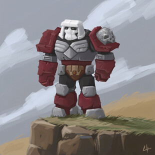 机甲战士卡通形象