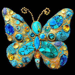 古法珐琅蝴蝶系列
